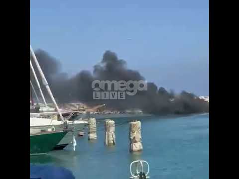 Φωτιά σε σκάφος στη Μαρίνα Λάρνακας - Σε συναγερμό οι Αρχές