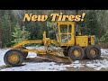 New Tires For Caterpillar Motor Grader