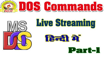 DOS COMMANDS TUTORIAL PART -1 (LIVE)