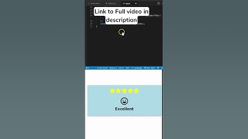 How to Build an Emoji rating project with HTML CSS and JavaScript #shorts