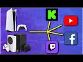 How to stream to youtube kick and twitch from xbox ps4 ps5 without streaming pc