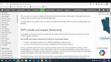 PHP - Include, Require