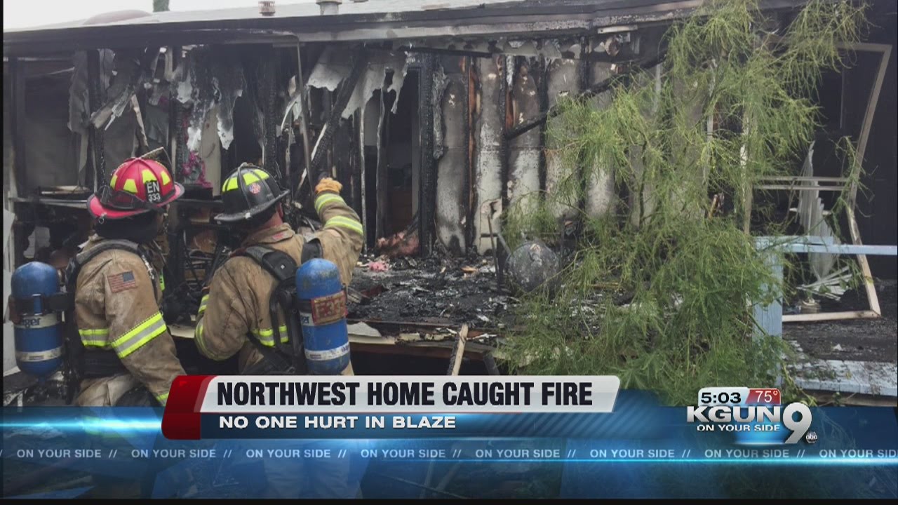 Crews fight mobile home fire on NW side - YouTube