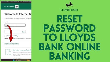 How to Reset Password of Lloyds Bank Online Banking (2024) | Lloyds Bank Internet Banking