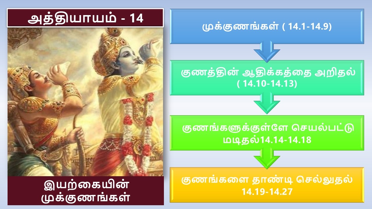 9 PM - Bhagavad Gita – Ch 14 / பகவத்கீதை அத்யாயம் -14