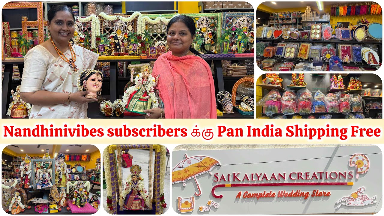 Nandhinivibes subscribersக்கு Pan India shipping free offer | Sai Kalyan Creations Nanganallur