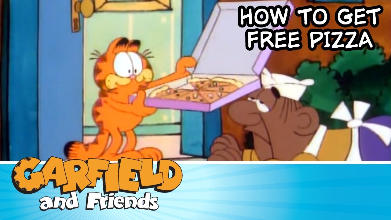 How to Get Free Pizza Garfield & Friends YouTube
