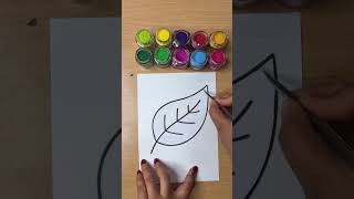 This Green Leaf Sand Art Will Relax Your Mind 🍃 | No Music ASMR #shorts