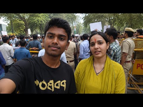 #vlog #viral #दिल्ली में स्टूडेंट्स के साथ गलत हो रहा है💔