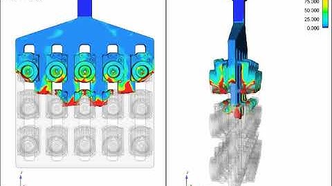 Lost Foam Residue Simulation | FLOW-3D CAST