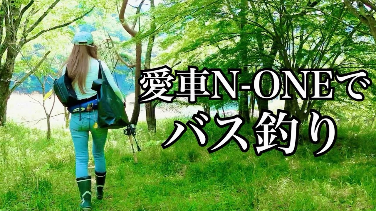 愛車ホンダN-ONEで新緑のホームフィールドへバス釣り行ったら・・・