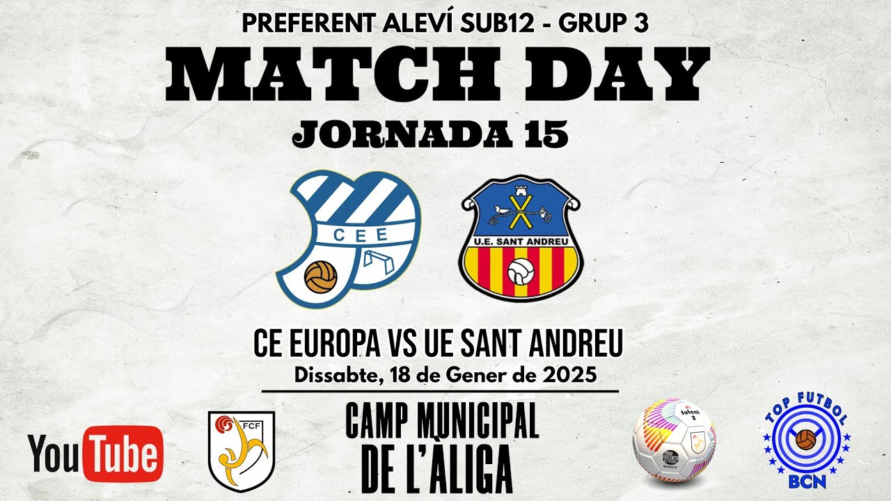 CE EUROPA vs UE SANT ANDREU Sub12 Preferent T.24/25