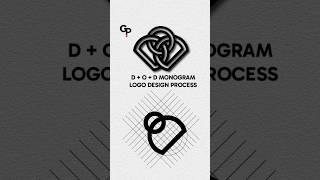 D + O + D Monogram Logo Design Process | Adobe Illustrator Tutorial#logodesign #adobeillustrator.