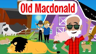 Old Macdonald Had A Farm Nursery Rhyme For Kids With Funny Animals