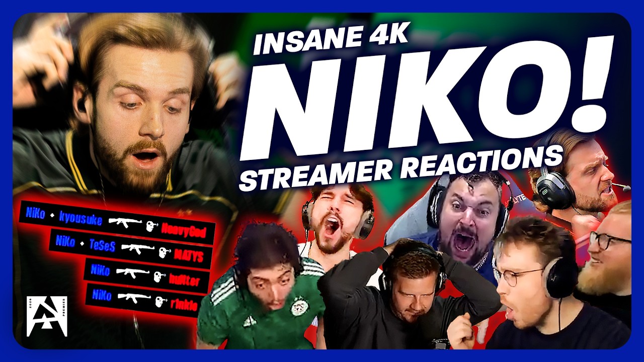 Streamers REACT to NiKo's INSANE 4K on Inferno 🔥 | BLAST Open Porto 2026