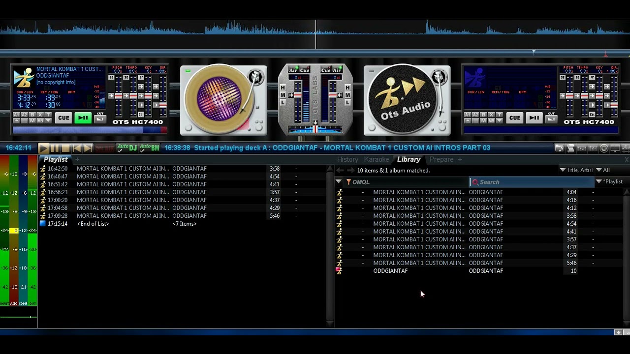 MK1 Custom AI Intros Season 01 Part 01-10 Full Mix In Audio Only @OddGiantAF