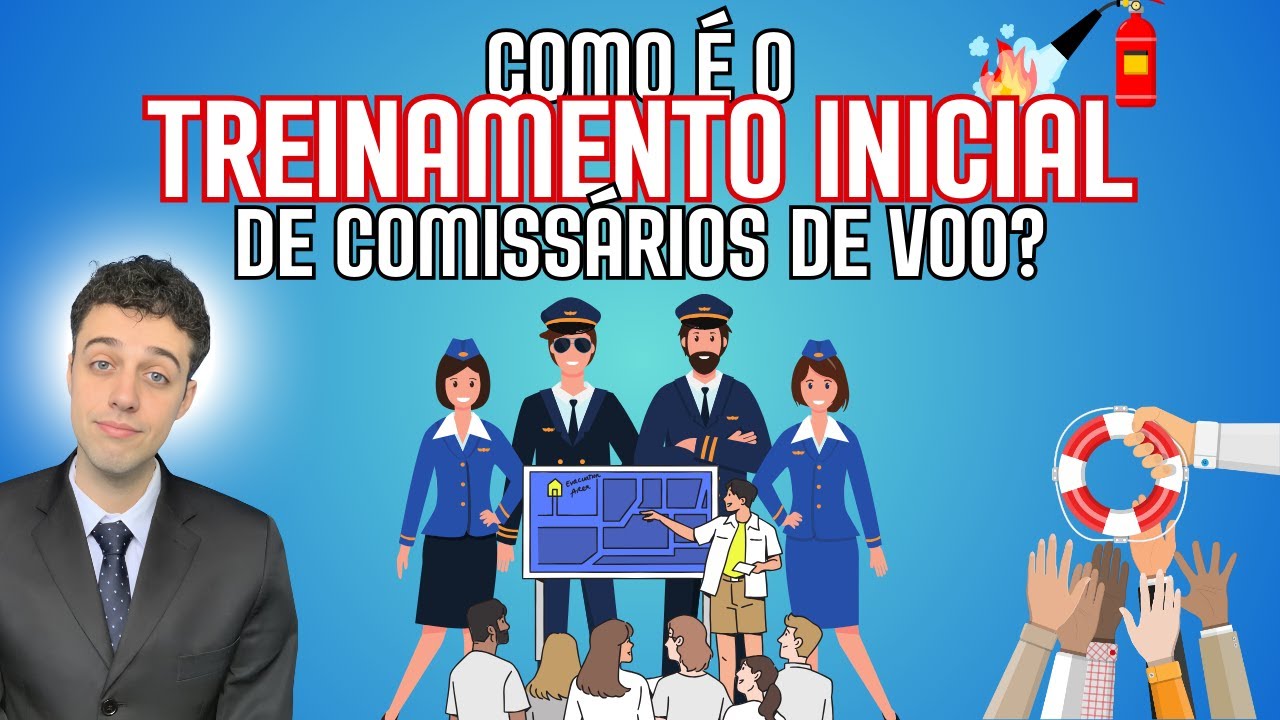 Como é e quanto GANHA no TREINAMENTO INICIAL de COMISSÁRIO DE VOO?