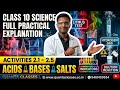 Chapter 2nd acids, bases and salts activity 2.1,2.2,2.3,2.4,2.5 solution and questions