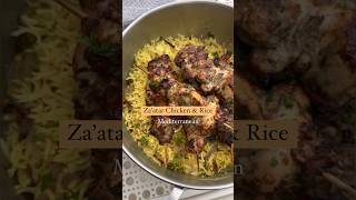 Za’atar Chicken and Rice #shortreels