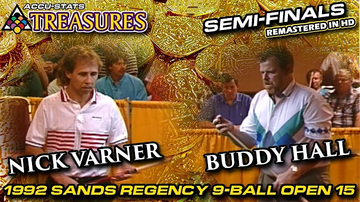 9-BALL: Nick VARNER vs Buddy HALL - 1992 SANDS REG...