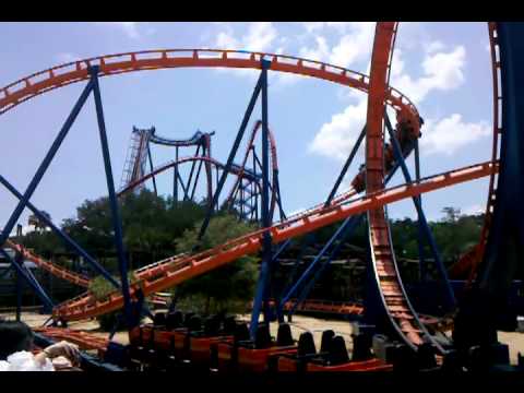 Ryan upside down rollercoaster first time