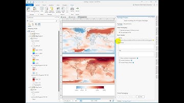Saving a project package: ArcGIS Pro