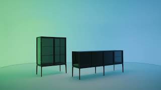 Poliform News 2022 . Aiko sideboard, design Jean-Marie Massaud.