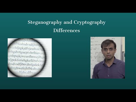 स्टेग्नोग्राफ़ी और क्रिप्टोग्राफी - अंतर