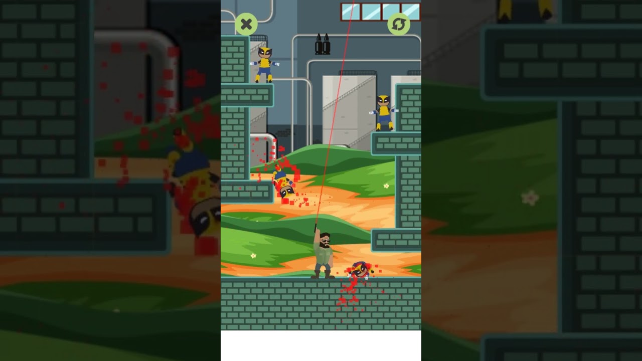 Mr Bullet Puzzle Level 30