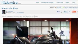 Flickrwire - a photo-blogging platform for Flickr
