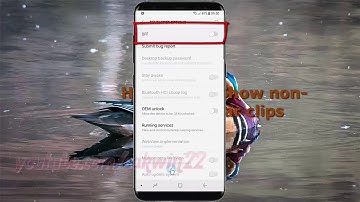 Android Nougat : How to Set Show non rectangular clips in Samsung Galaxy S8 or S8+