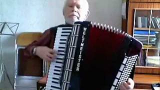 Video thumbnail of "The Amazing "Miroslaw Marks" (" THE Grandfather" )plays the Polka on the accordion"