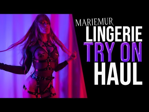 MARIEMUR - Lingerie Try on Haul (2021) The Perfect Christmas Gift!