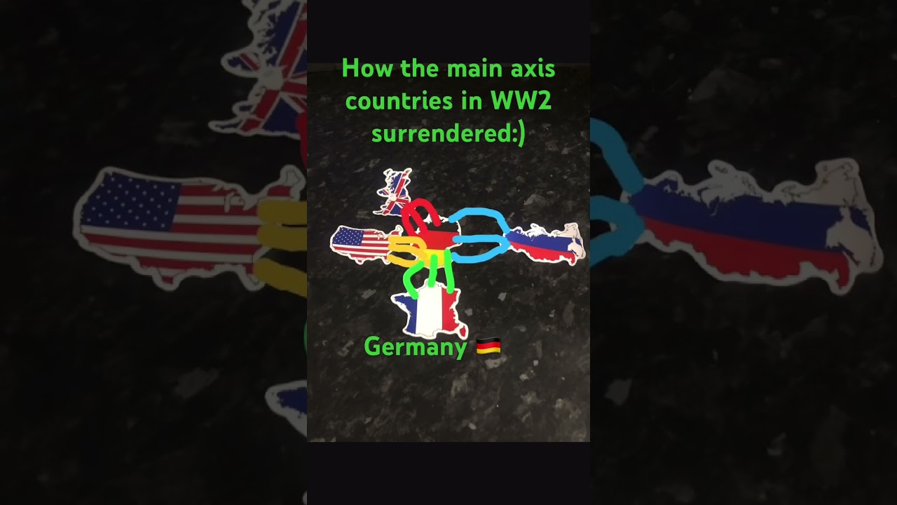 How main Axis country’s surrender in WW2