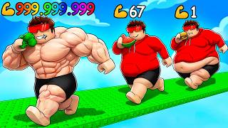 OMED EVOLUIU de GORDO até MUSCULOSO no ROBLOX