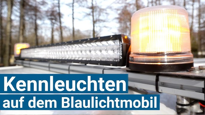 HELLA - LED-Rundumkennleuchte - K-LED Rebelution - 12/24V - Gelb -  geschraubt - Kabel: 150mm - Stecker: Flachstecker - Menge: 1 - 2RL 455  256-001 : : Auto & Motorrad