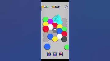 Game hexashort level 75 #gaming #hexagon #hexagonchallenge #games #level75 #colour