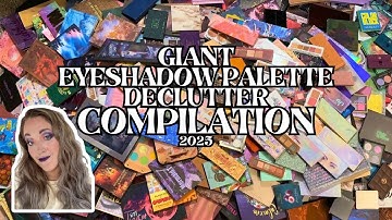 Eyeshadow Palette Declutter Compilation | 2025