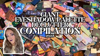 Eyeshadow Palette Declutter Compilation | 2025