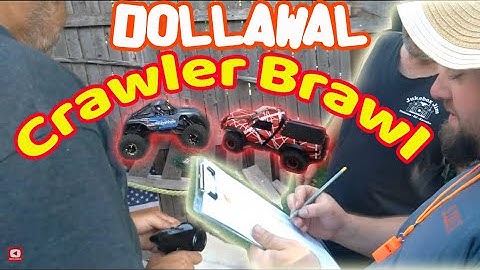 Dollawal 1st. RC Crawler Brawl!  1/10 RC Crawlers Competition on Backyard    crawler course ideas!