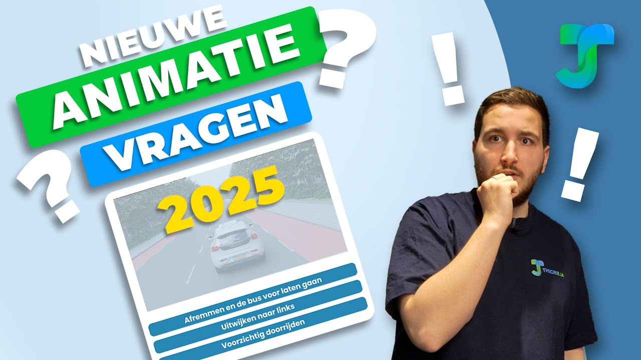 Alles over de NIEUWE Animatievragen van het CBR! | CBR Auto Theorie Examen 2025 |