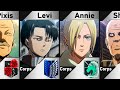 All corps in attack on titan