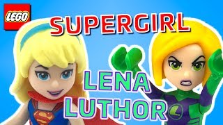 Lego SuperGirl and Lena Luthor DC Super Hero Girls 41238 Kryptonite Factory