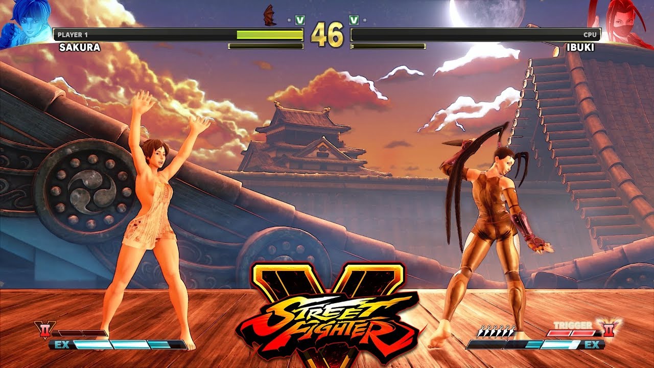 Street Fighter V AE Sakura vs Ibuki PC Mod #2