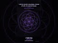 Flower of Life + 7.83 Hz Theta | Earth Resonance