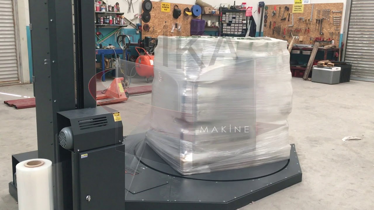 Transpalet Kanallı Streç Sarma Makinesi