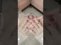 Skin-Brightening Red French Bling | #Nails #PressOnNails