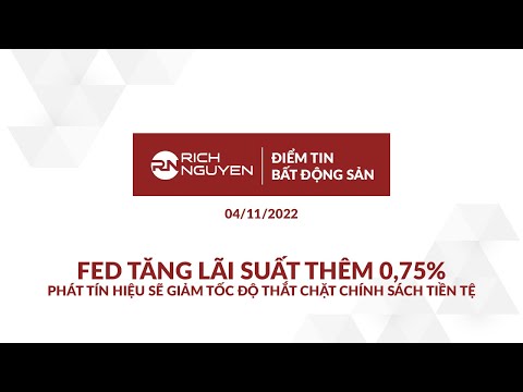 Video ĐIỂM TIN 04/11 -Fed tăng lãi suất thêm 0,75%, phát tín... - youtube
