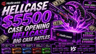 HELLCASE $5500 CASE OPENING 🔥 HELLCASE BIG CASE BATTLES