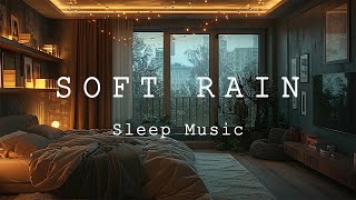 Relaxing Rain Sounds For Sleeping - Deep Sleep During the Rainy Night - Smooth Piano Music